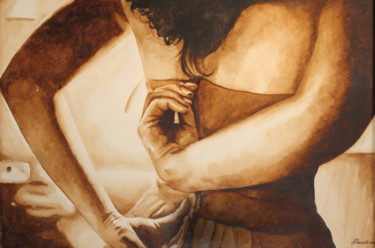 Pintura titulada "Cenerentola si prep…" por Alessia Clementi, Obra de arte original, Acuarela