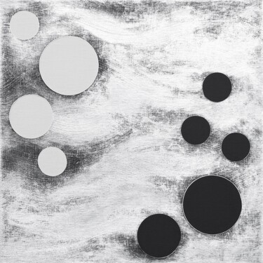 Картина под названием "Neither Black Nor W…" - Alessia Lu, Подлинное произведение искусства, Акрил Установлен на Деревянная…