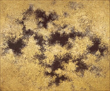 Malarstwo zatytułowany „Cinnamon Clouds” autorstwa Alessia Lu, Oryginalna praca, Akryl Zamontowany na Drewniana rama noszy