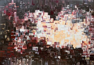 Картина под названием "Chocolate and Cherry" - Alessia Lu, Подлинное произведение искусства, Акрил Установлен на Деревянная…