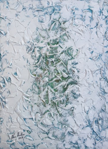 Peinture intitulée "Winter forest" par Alessia Nicolini, Œuvre d'art originale