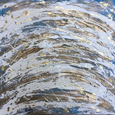 Painting titled "Harmonic waves in t…" by Alessia Nicolini, Original Artwork