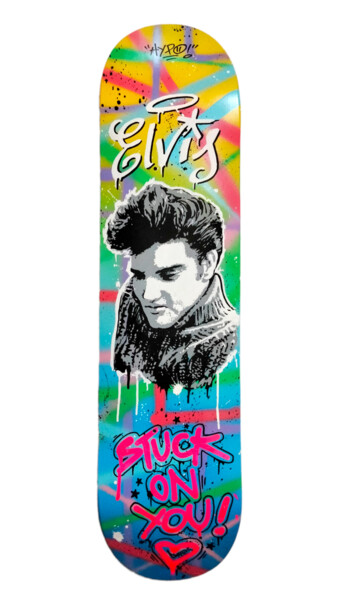 "Elvis Presley - Stu…" başlıklı Heykel Alessio Hassan Alì (Hipo) tarafından, Orijinal sanat, Akrilik