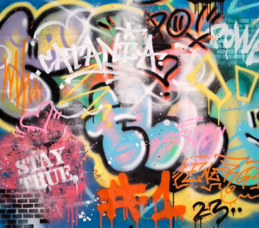 Peinture intitulée "Graffiti Essence #3…" par Alessio Hassan Alì (Hipo), Œuvre d'art originale, Acrylique