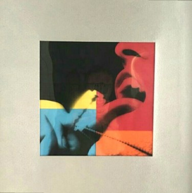 Collages intitulée "Limami" par Alessio Brugnoli Colors, Œuvre d'art originale, Collages Monté sur Autre panneau rigide