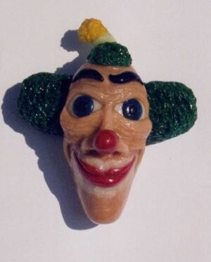 Sculpture intitulée "Smile clown" par Alex, Œuvre d'art originale