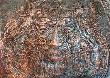 Sculpture titled "SVAROG" by Alexey Saralidze, Original Artwork, Bronze