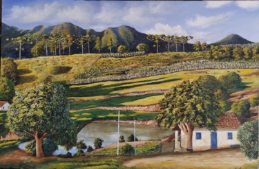 Pintura intitulada "Fazenda" por Alex Carvalho, Obras de arte originais, Acrílico