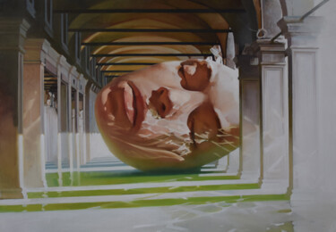 Malarstwo zatytułowany „"DREAM"” autorstwa Alex Chernigin, Oryginalna praca, Olej Zamontowany na Drewniana rama noszy