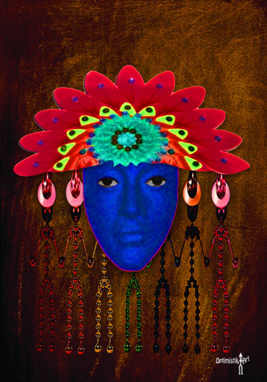 Digital Arts titled "SHAMAN" by Alex Donote, Original Artwork, Digital Painting