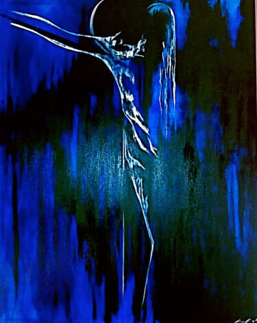 Painting titled "Christ" by Alex Gracchi, Original Artwork, Acrylic