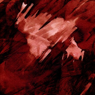 Malerei mit dem Titel "Artifact Image LXII…" von Alex Henk, Original-Kunstwerk, Tinte