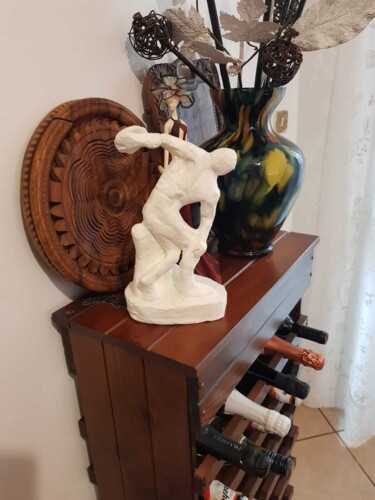 Sculpture intitulée "Busto scorticato" par Alex Iattarelli (Al_iatar), Œuvre d'art originale, Céramique