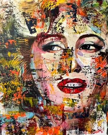Pittura intitolato "Marilyn Monroe nr.3" da Alex Loreci, Opera d'arte originale, Acrilico