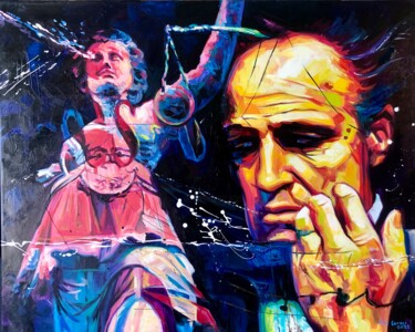 Картина под названием "The Godfather nr.4" - Alex Loreci, Подлинное произведение искусства, Акрил