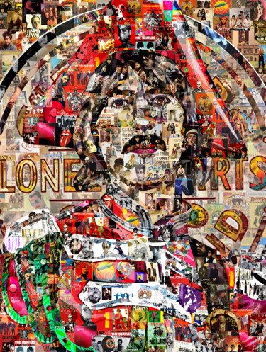 Arte digitale intitolato "George Harrison Sgt…" da Alex Loskutov, Opera d'arte originale, Fotomontaggio