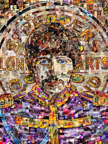 Collages intitulée "Ringo Starr Sergean…" par Alex Loskutov, Œuvre d'art originale, Photo montage