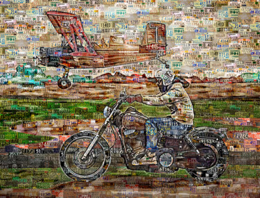 Arts numériques intitulée "Harley Davidson. Ha…" par Alex Loskutov, Œuvre d'art originale, Photo montage