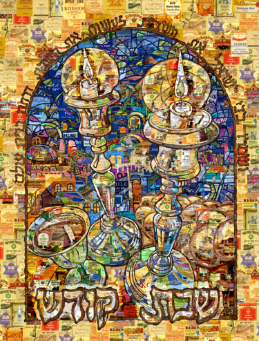 Digital Arts με τίτλο "Art Collage Poster…" από Alex Loskutov, Αυθεντικά έργα τέχνης, Ψηφιακό Κολάζ