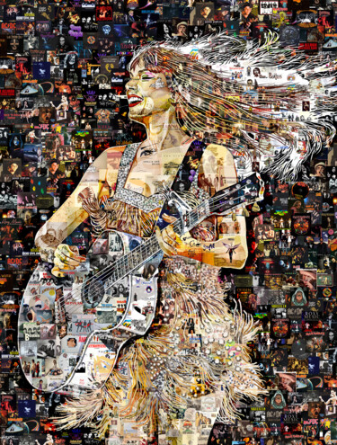 Arte digital titulada "Art Collage Poster…" por Alex Loskutov, Obra de arte original, Collages digitales