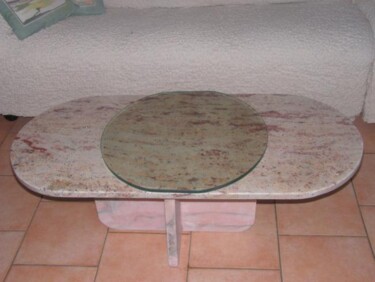Художественная композиция под названием "Table de Granit" - Alex Savy, Подлинное произведение искусства