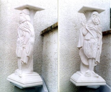 雕塑 标题为“Guerrier Bèbère ” 由Alex Savy, 原创艺术品