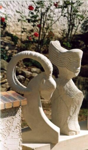 Sculpture intitulée "L' affront et Mère…" par Alex Savy, Œuvre d'art originale