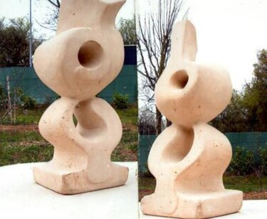 Escultura titulada "Skipe" por Alex Savy, Obra de arte original, Piedra