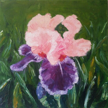 Pittura intitolato "Iris" da Alex Vainova, Opera d'arte originale, Olio