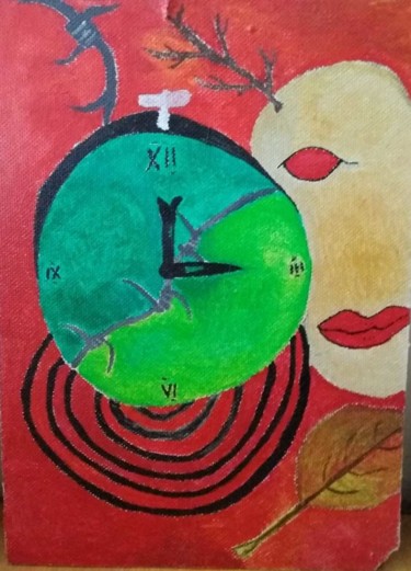Картина под названием "Осень" - Александр Ефремов, Подлинное произведение искусства, Масло