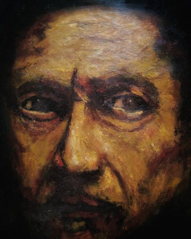Portrait Peinture intitulée "Portrait" par Alexander Brisac, Œuvre d'art originale, Acrylique