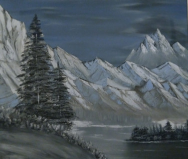 Painting titled "Frozen" by Alexandre Gonçalves, Original Artwork, Oil