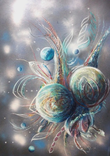 Tablo, petrol, dışavurumculuk, sanat eseri Alexandre B tarafından