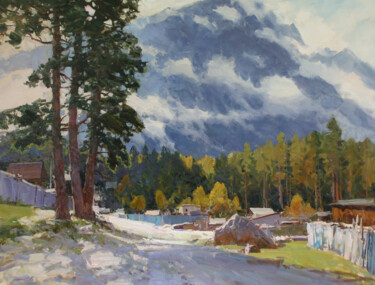 Peinture intitulée "Sunny morning in Ar…" par Alexander Babich, Œuvre d'art originale, Huile