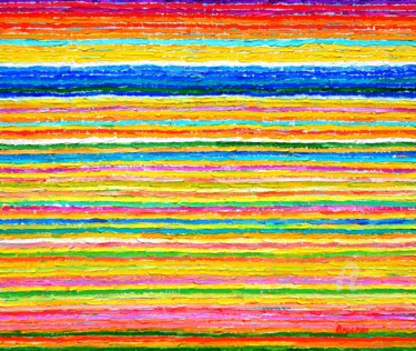 Peinture intitulée "Цветущее дикое поле" par Alexander Breskin, Œuvre d'art originale, Huile Monté sur Châssis en bois