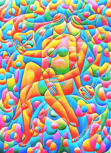 Pintura titulada "Женственность 1" por Alexander Breskin, Obra de arte original, Oleo Montado en Bastidor de camilla de made…