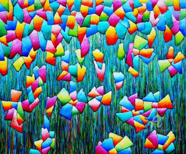 Картина под названием "Аромат цветущего по…" - Alexander Breskin, Подлинное произведение искусства, Масло