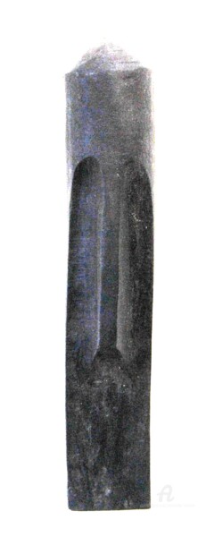 Sculpture titled "Лицо" by Alexander Breskin, Original Artwork, Wood Mounted on Wood Panel