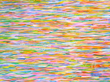Картина под названием "Движение времени" - Alexander Breskin, Подлинное произведение искусства, Масло Установлен на Деревянн…