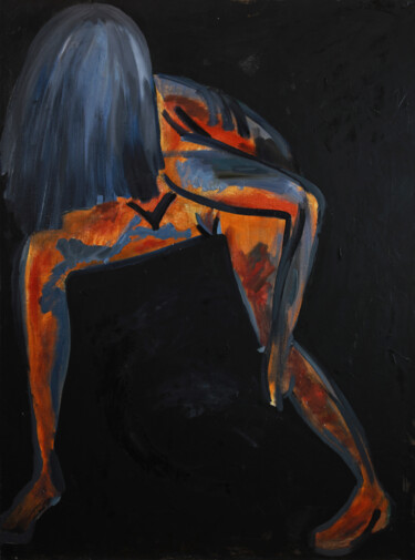 Картина под названием "Dance #49" - Alexander Chalovsky, Подлинное произведение искусства, Масло