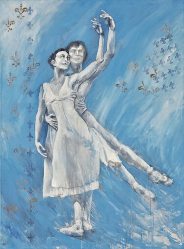Pintura titulada "#17 "Nureyev Method"" por Alexander Chalovsky, Obra de arte original, Acrílico