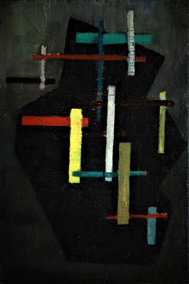 Malerei mit dem Titel "p#20" von Alexander Chalovsky, Original-Kunstwerk, Öl