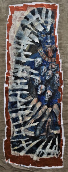 Pittura intitolato "Kali_2" da Alexander Chalovsky, Opera d'arte originale, Acrilico