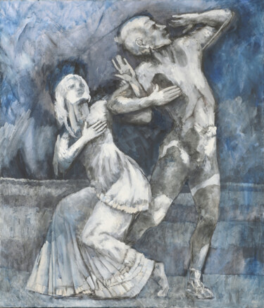 Pittura intitolato "#16 “The method of…" da Alexander Chalovsky, Opera d'arte originale, Acrilico Montato su Telaio per bare…