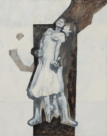 Pittura intitolato "#21 Nureyev Method" da Alexander Chalovsky, Opera d'arte originale, Acrilico Montato su Telaio per barel…