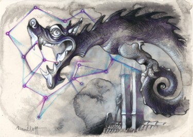 Malarstwo zatytułowany „magia” autorstwa Alexander Daniloff, Oryginalna praca, Akryl