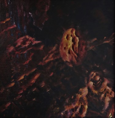 Картина под названием "Отторжение" - Александр Дикун, Подлинное произведение искусства, Масло