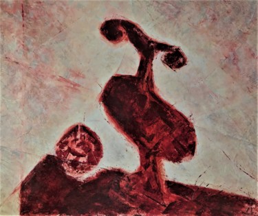 Pittura intitolato "Тень - Кувшин - 2021" da Aleksandr Dikun, Opera d'arte originale, Olio Montato su Telaio per barella in…
