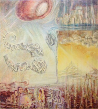 Картина под названием "Формирователь в пре…" - Александр Дикун, Подлинное произведение искусства, Масло