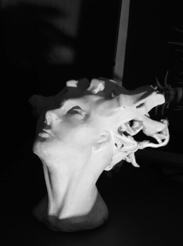 Sculptuur getiteld "Metamorphosis" door Alexander German, Origineel Kunstwerk, Klei